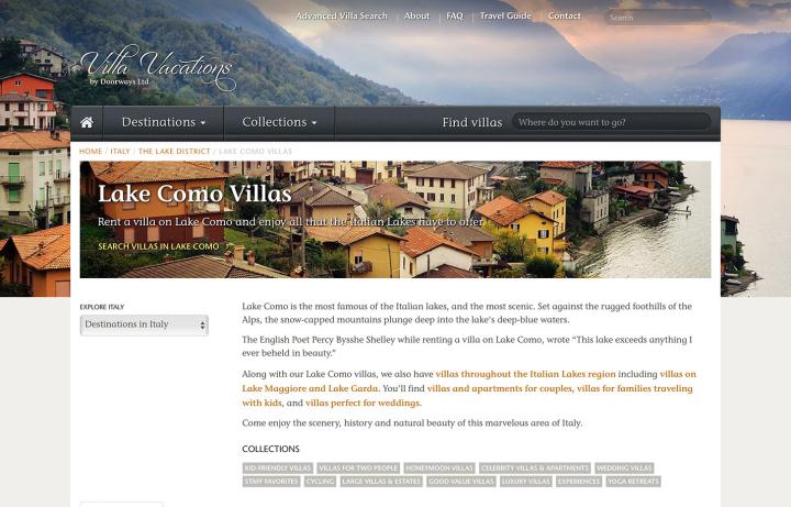 Villa Vacations > Top of Regional Page