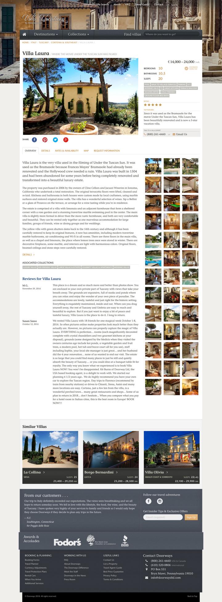 Villa Vacations > Full Villa Page 