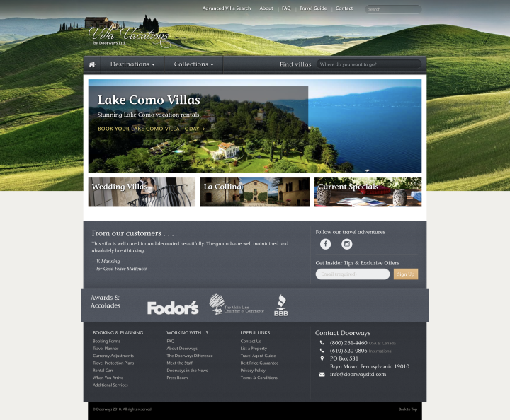 Villa Vacations > Home Page